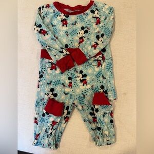 Little Sleepies Mickey Mouse Pajama Set - Christmas